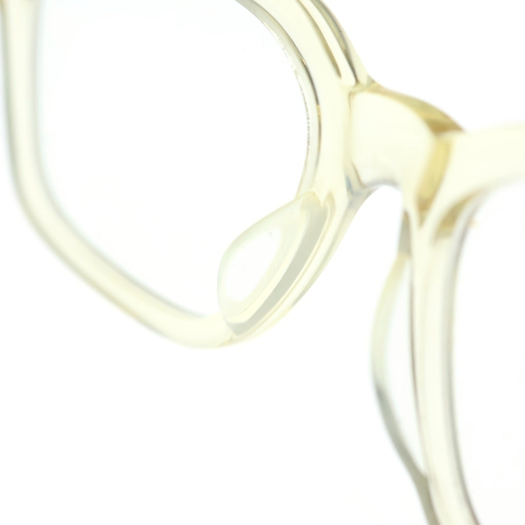 CHROME HEARTS(クロムハーツ) COX UCKER CHクロステンプルウェリントンサングラス アイウェア ブラウンフレーム クリアレンズ