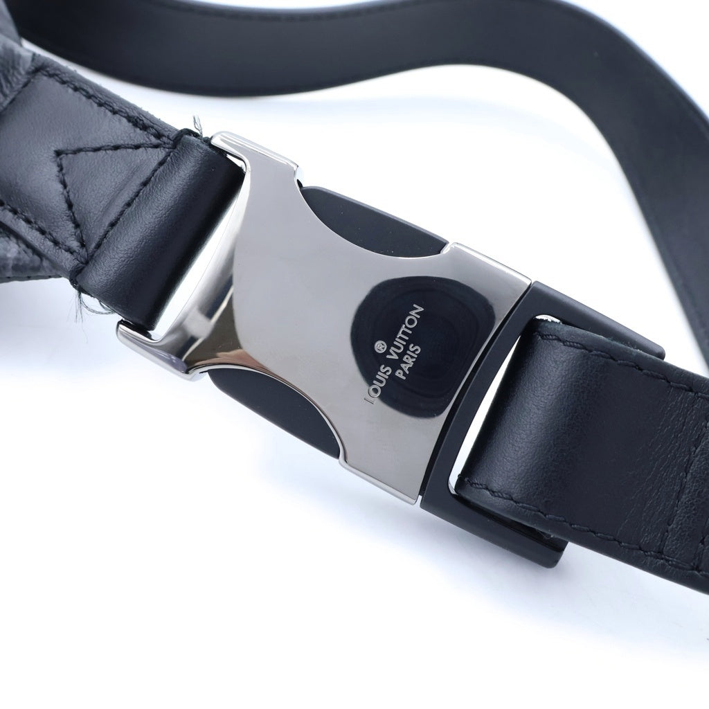 LOUIS VUITTON(ルイヴィトン) モノグラム・エクリプス ディスカバリー バムバッグ ブラック M44336 ICタイプ
