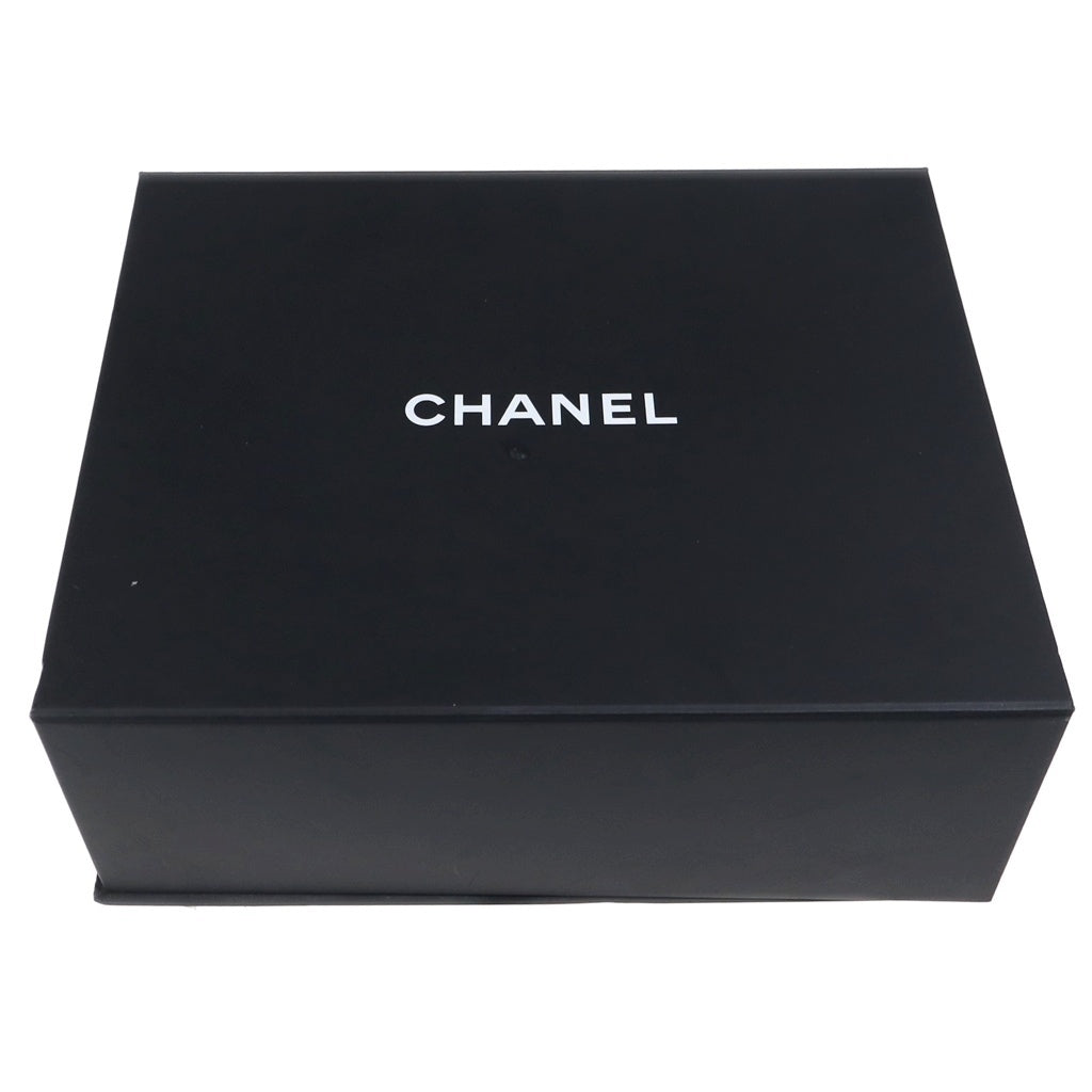 CHANEL(シャネル) ココマーク チェーン ウェッジソール ヒール ショートブーツ シューズ ネイビー レディース G27950