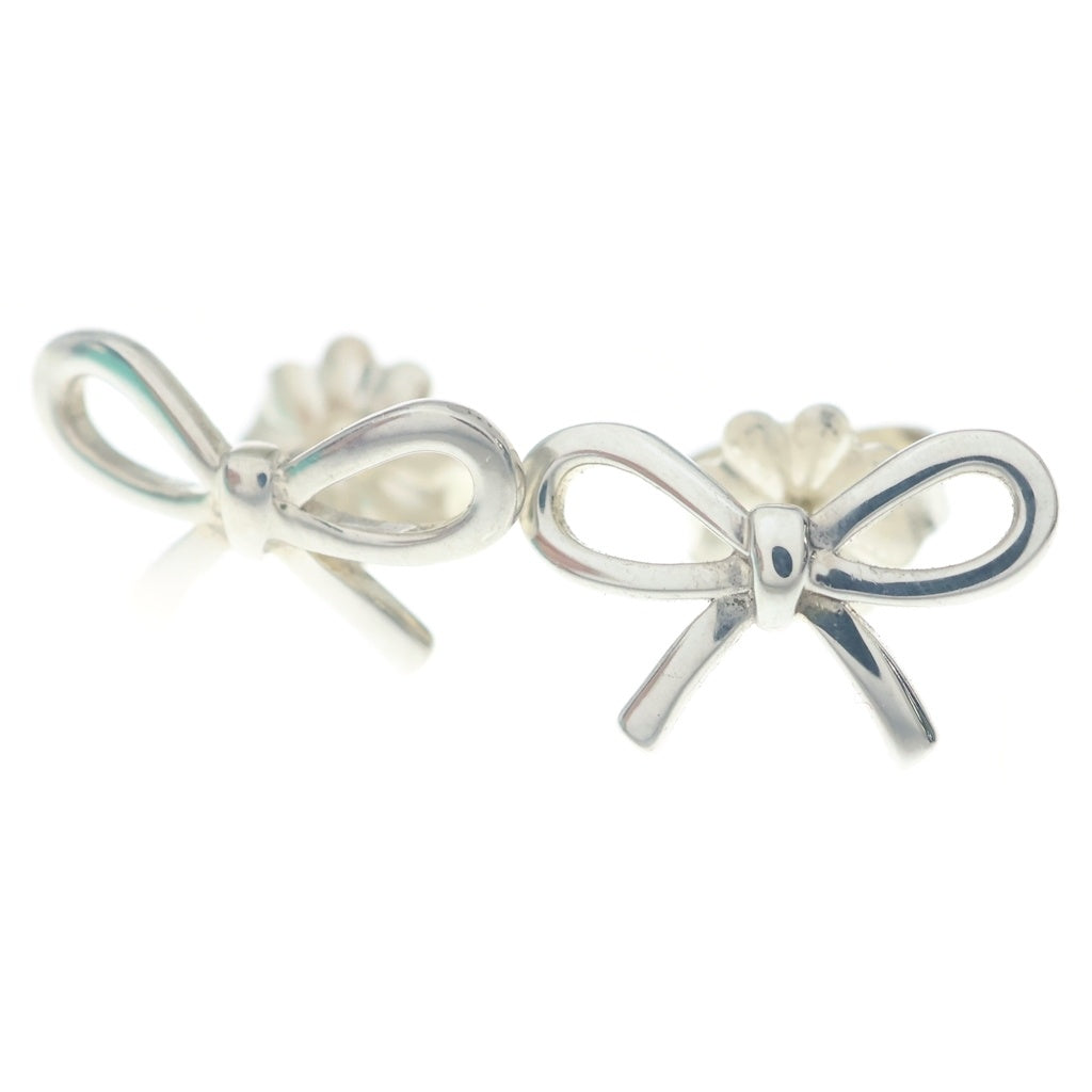TIFFANY & Co.(ティファニー) リボン ピアス シルバー SV925