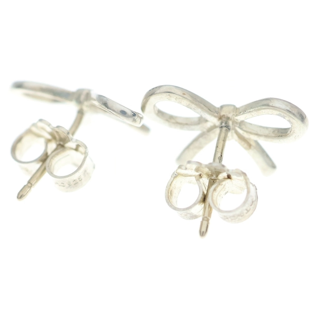TIFFANY & Co.(ティファニー) リボン ピアス シルバー SV925