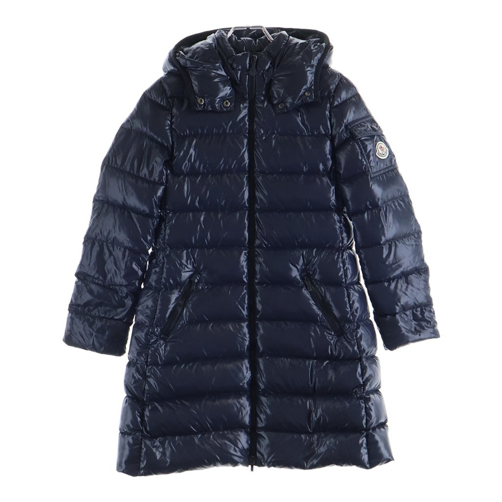 MONCLER(モンクレール) 17AW MOKA モカ フーデッド ジップアップ ダウン ロング ジャケット コート ネイビー C29544990005 レディース