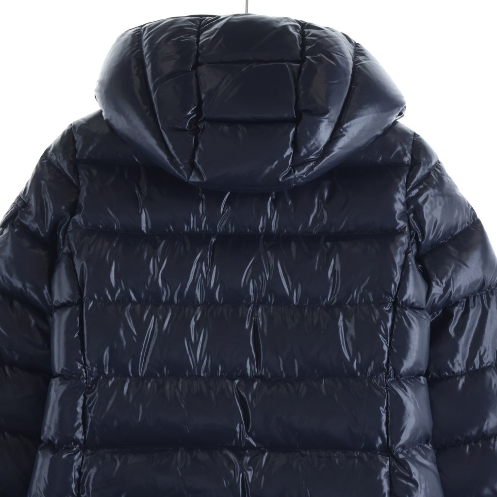MONCLER(モンクレール) 17AW MOKA モカ フーデッド ジップアップ ダウン ロング ジャケット コート ネイビー C29544990005 レディース