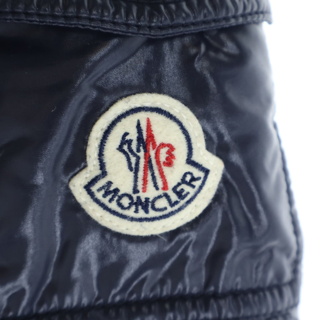 MONCLER(モンクレール) 17AW MOKA モカ フーデッド ジップアップ ダウン ロング ジャケット コート ネイビー C29544990005 レディース