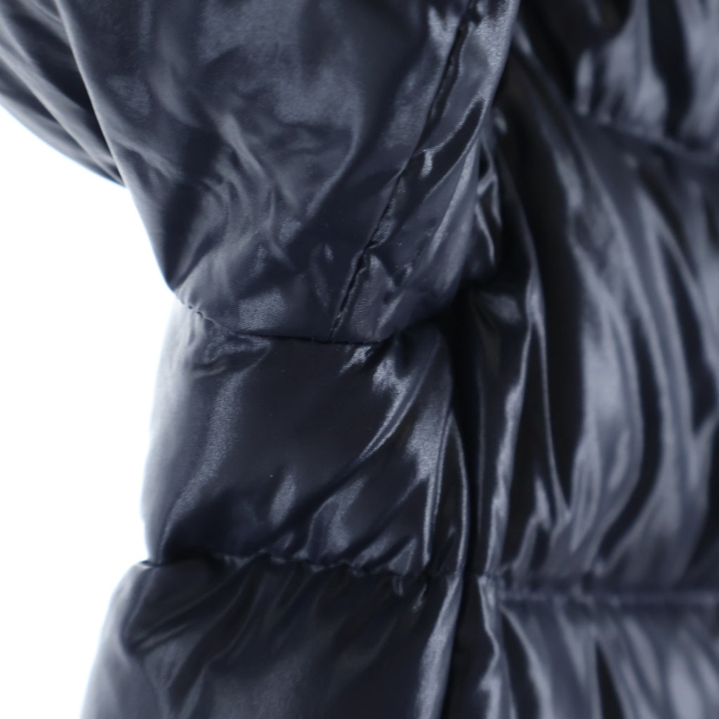 MONCLER(モンクレール) 17AW MOKA モカ フーデッド ジップアップ ダウン ロング ジャケット コート ネイビー C29544990005 レディース
