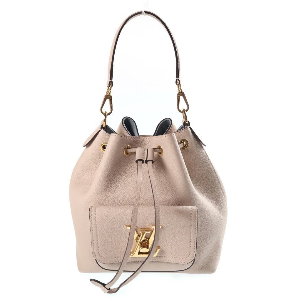 LOUIS VUITTON(ルイヴィトン) ロックミー バケットNV ハンド ショルダーバッグ レザー ゴールド金具 サンドベージュ M57688 RFID