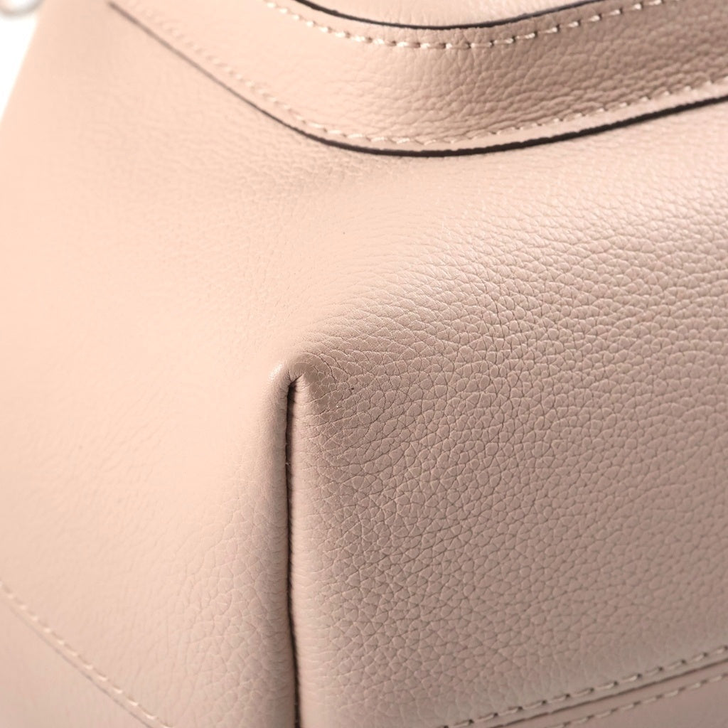 LOUIS VUITTON(ルイヴィトン) ロックミー バケットNV ハンド ショルダーバッグ レザー ゴールド金具 サンドベージュ M57688 RFID