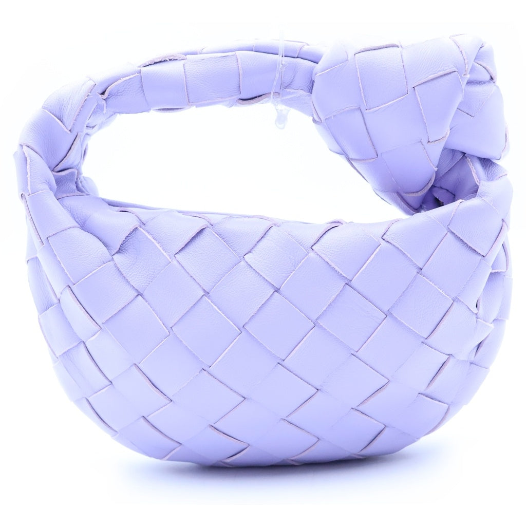 BOTTEGA VENETA(ボッテガヴェネタ) イントレチャート ミニジョディ ホーボー ハンドバッグ レザー パープル