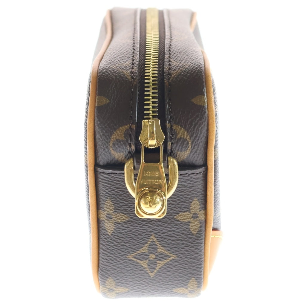 LOUIS VUITTON(ルイヴィトン) モノグラム トロカデロ・ウェアラブル ウォレット ショルダーバッグ ブラウン レザー×PVC M14058 ゴールド金具 レディース
