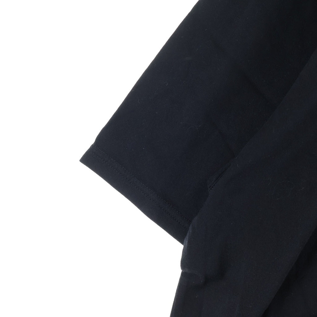 BURBERRY(バーバリー) ロゴプリント 半袖カットソー Tシャツ ブラック コットン
