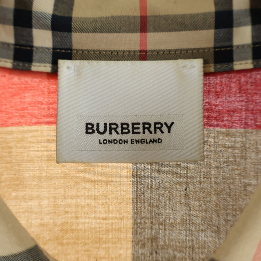 BURBERRY(バーバリー) ノバチェック シャツ ブラウン コットン