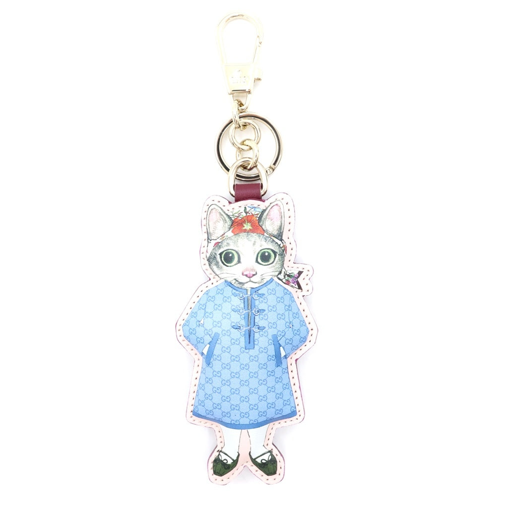 GUCCI(グッチ) ヒグチユウココラボ GGスプリーム ボー キーホルダー マルチカラー 851743 レディース
