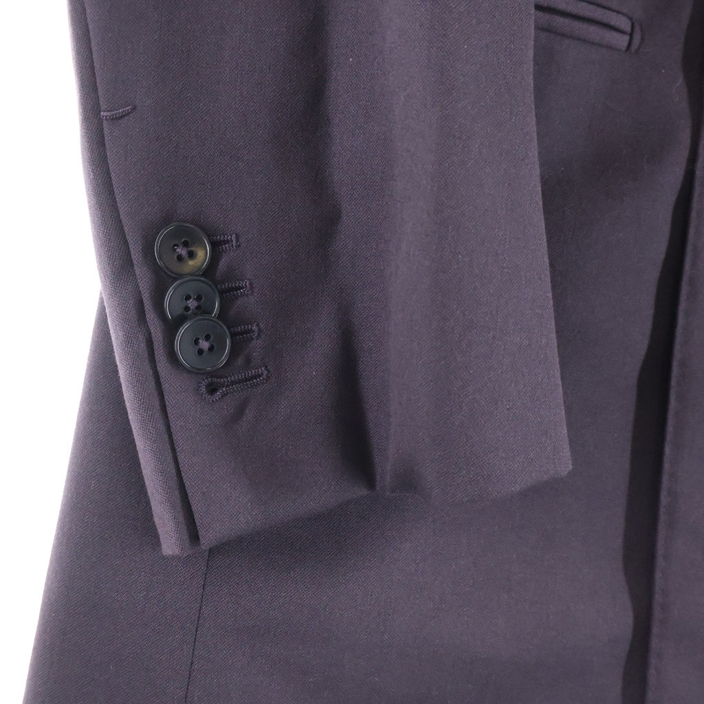 Ermenegildo Zegna(エルメネジルドゼニア) ダブルセットアップ ジャケット×パンツ パープル ウール 226625