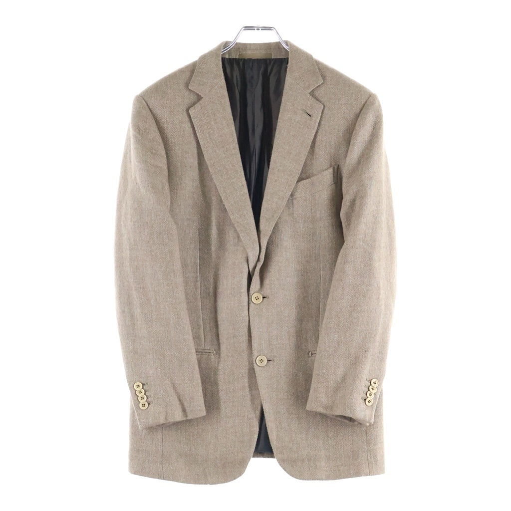 Ermenegildo Zegna(エルメネジルドゼニア) シングルテーラードジャケット ベージュ カシミヤ 02F005