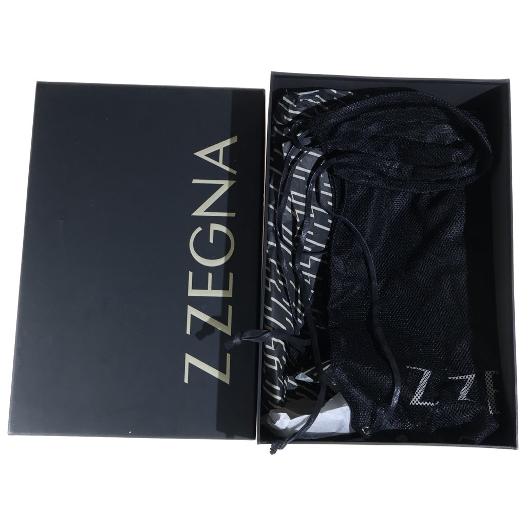 Ermenegildo Zegna(エルメネジルドゼニア) ローファー ネイビー スエード レザー ローカットシューズ