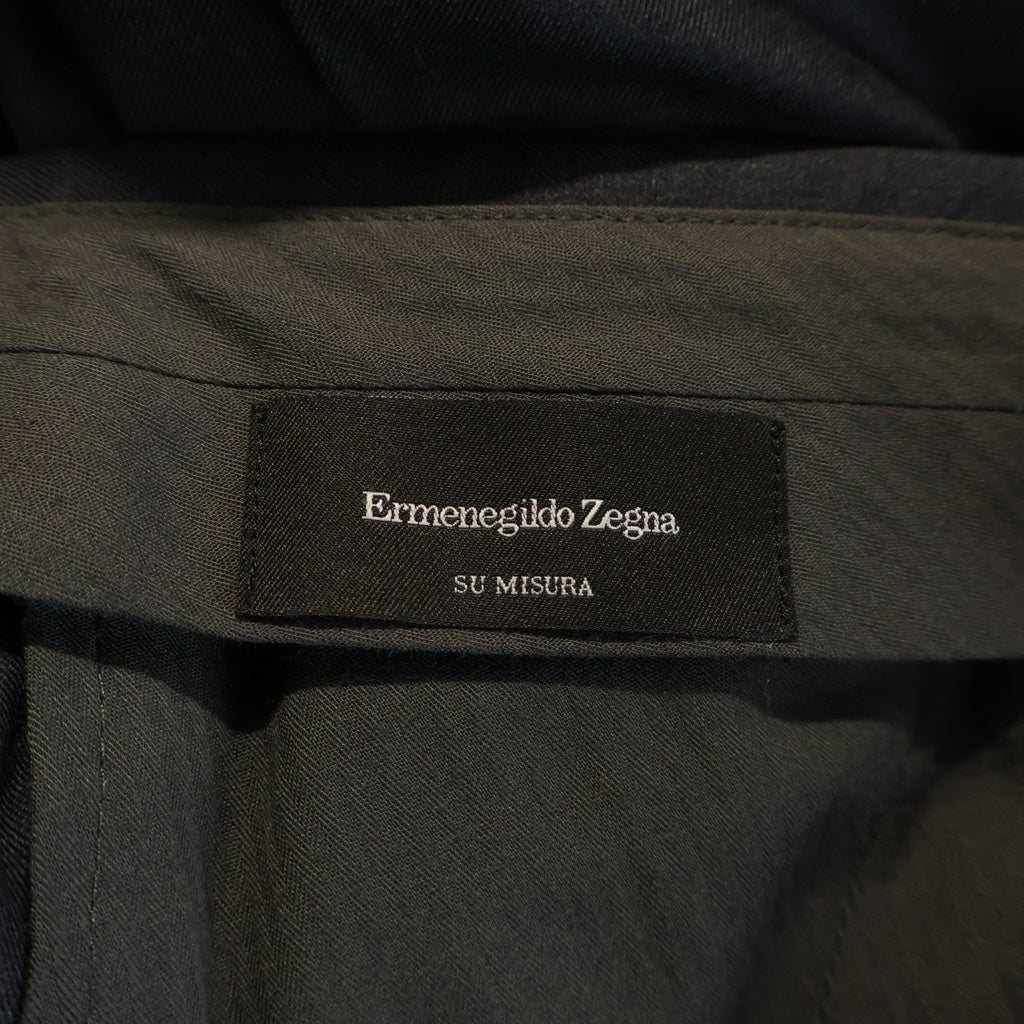 Ermenegildo Zegna(エルメネジルドゼニア) スラックス パンツ グレー ウール 610025 FIT MILA