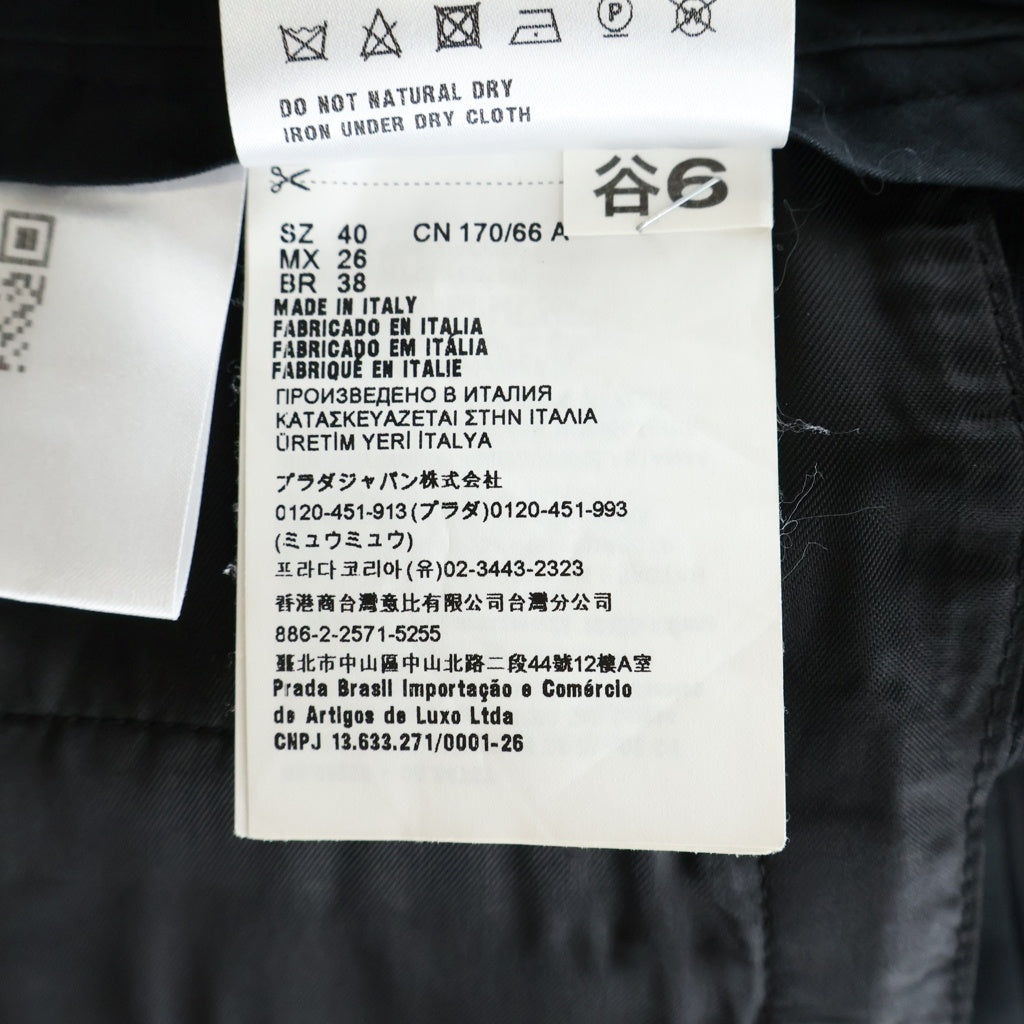 miumiu(ミュウミュウ) ショート パンツ バージンウール ブラック MP1425 レディース