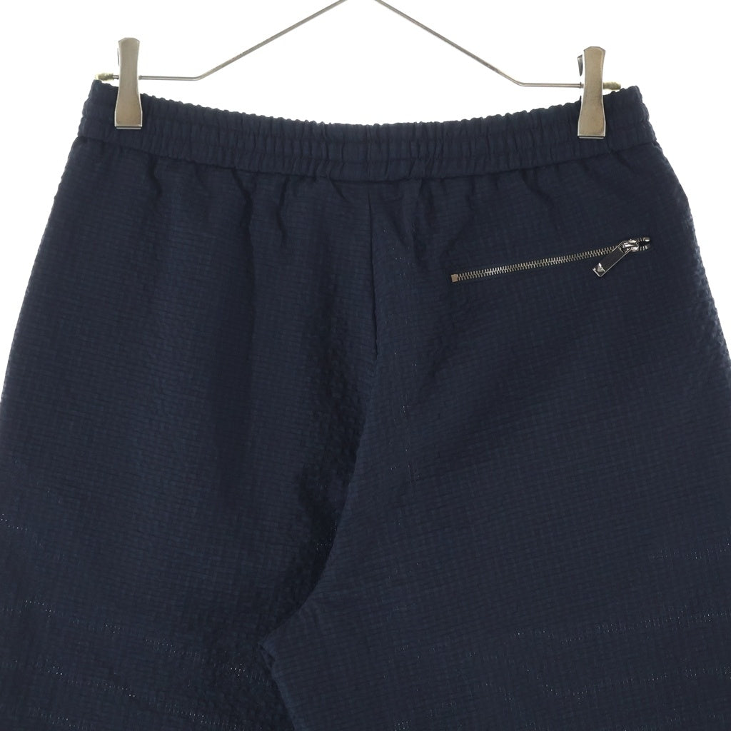 EMPORIO ARMANI(エンポリオアルマーニ) シアサッカーハーフパンツ ショートパンツ ショーツ ブラック H31PB5 C1036