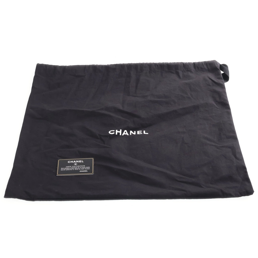 CHANEL(シャネル) カメリア ラージ ショッピングバッグ チェーントートバッグ ハンドバッグ ブラック シルバー金具