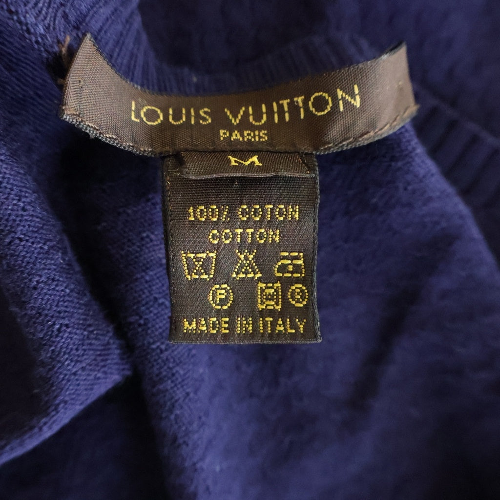 LOUIS VUITTON(ルイヴィトン) カーディガン ニット コットン ネイビー