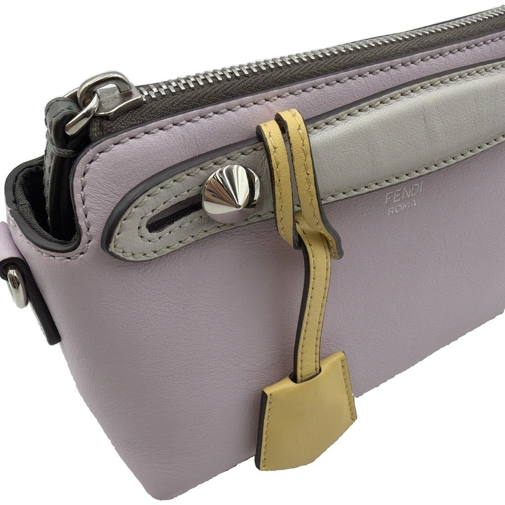 FENDI(フェンディ) バイザウェイ ミニ 2wayショルダーバッグ ラベンダー バイカラー レザー 8BL145