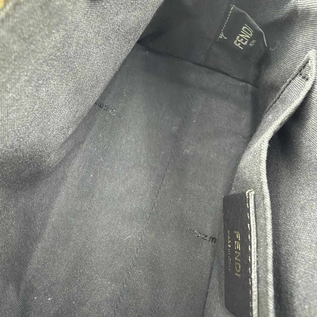 FENDI(フェンディ) バイザウェイ ミニ 2wayショルダーバッグ アイボリー チェック レザー 8BL145
