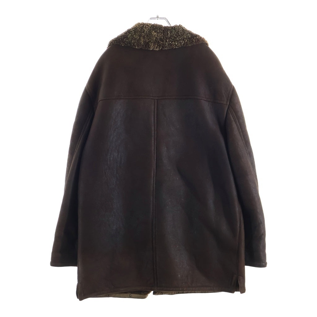 FENDI(フェンディ) OLD Shearling Coat シアリング ハーフコート ムートン レザー ブラウン
