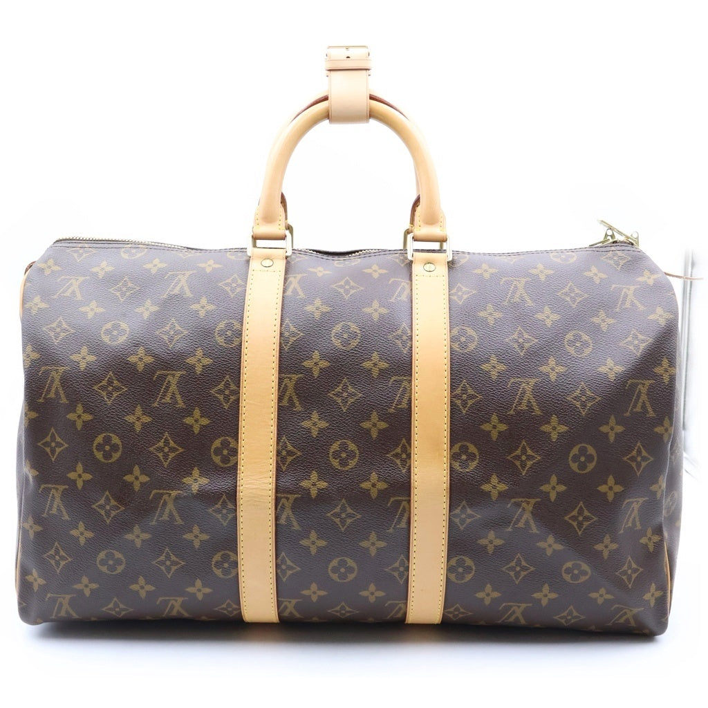 LOUIS VUITTON(ルイヴィトン) キーポル45 ボストンバッグ モノグラム PVCレザー ブラウン M41428