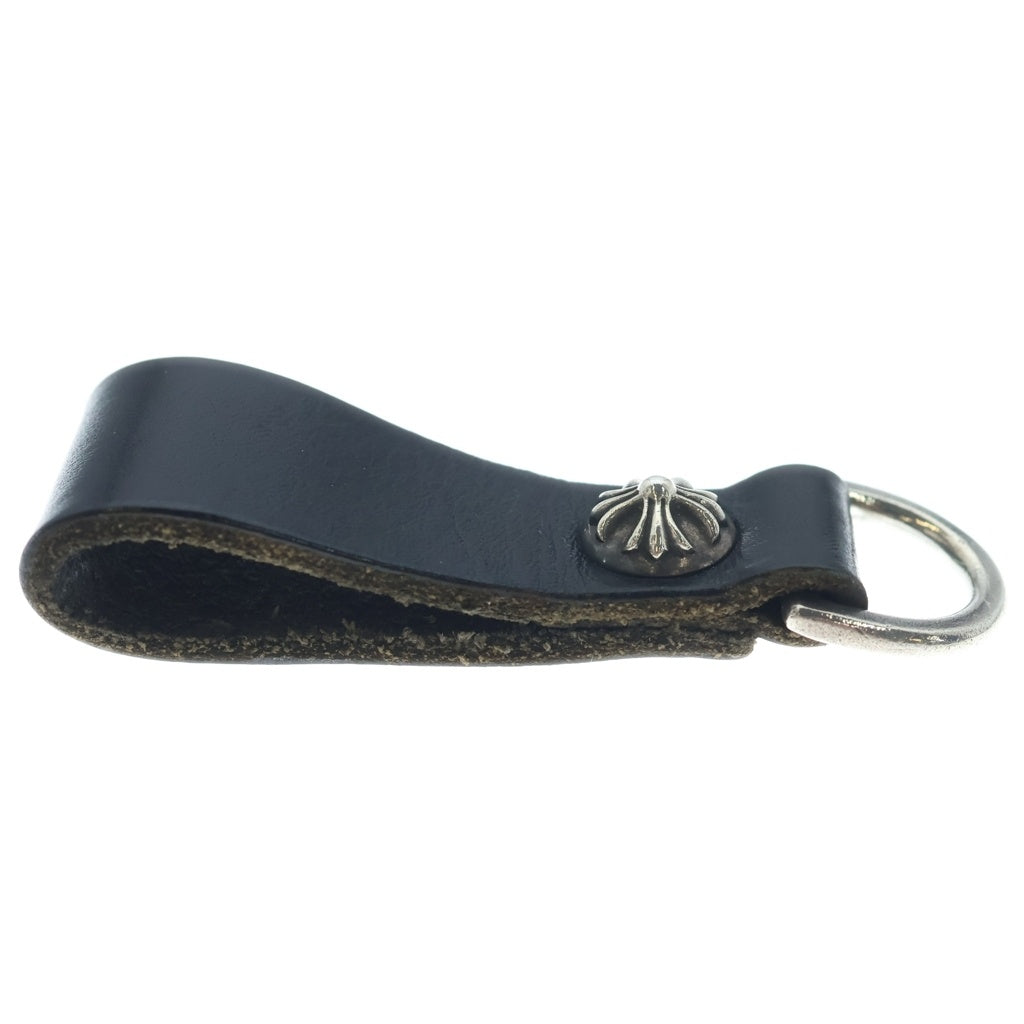 CHROME HEARTS(クロムハーツ) BELT LOOP D RING Dリング クロスボールベルトループ ブラック/シルバー BCA415