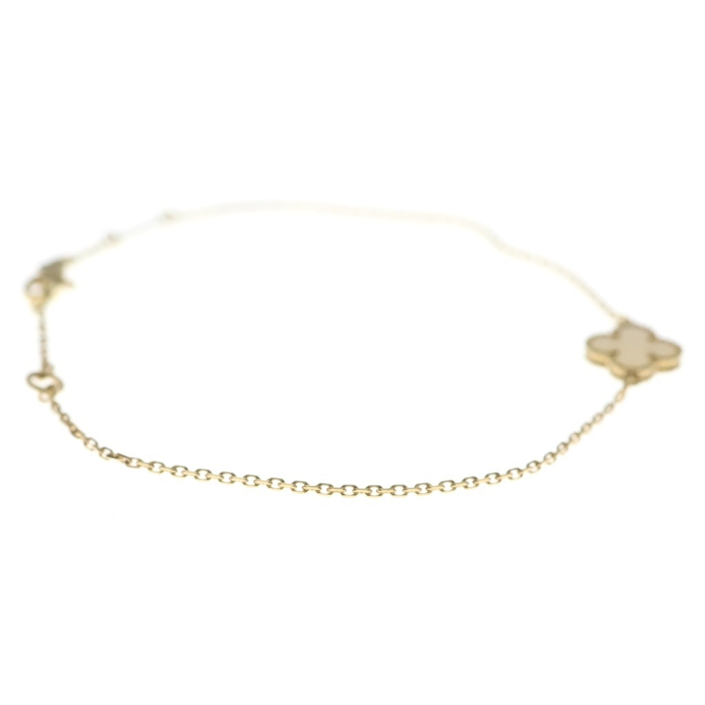 Van Cleef & Arpels(ヴァンクリーフアンドアーペル) スウィートアルハンブラ ブレスレット マザーオブパール K18イエローゴールド VCARF68800