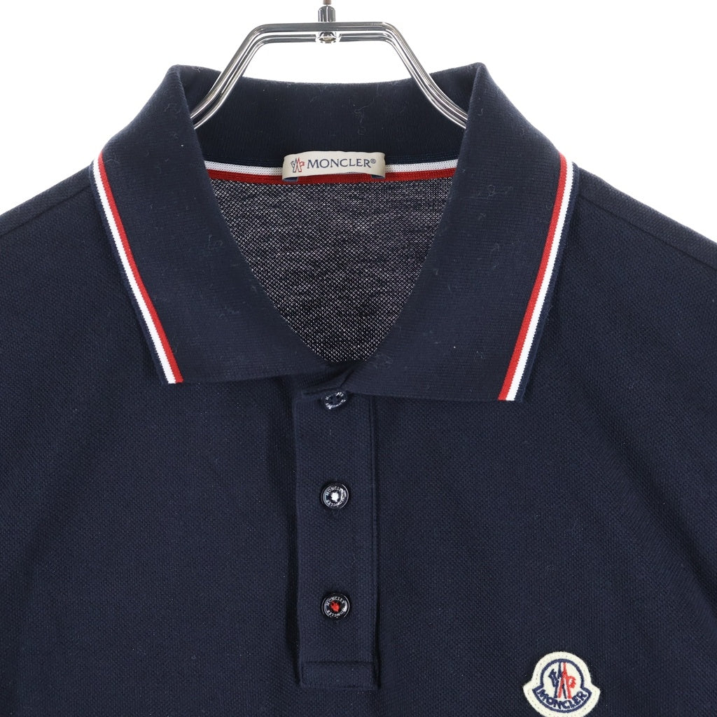 MONCLER(モンクレール) MAGLIA POLO MANICA マーリア ポロ マニカ ポロシャツ 半袖 ブラック I10918A70300 84556