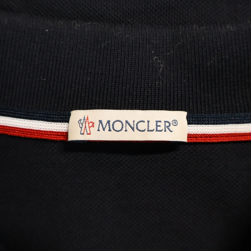 MONCLER(モンクレール) MAGLIA POLO MANICA マーリア ポロ マニカ ポロシャツ 半袖 ブラック I10918A70300 84556