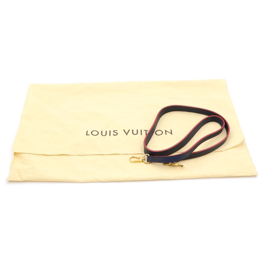 LOUIS VUITTON(ルイヴィトン) モノグラム・アンプラント モンテーニュBB 2WAYハンドバッグ ショルダーバッグ ネイビー×レッド レザー M41053 ゴールド金具 レディース
