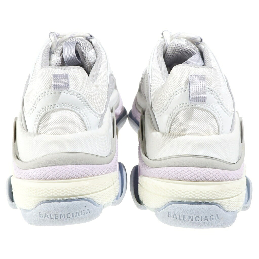 BALENCIAGA(バレンシアガ) TRIPLE S SNEAKER トリプルエス ボリュームソール ローカットスニーカー ホワイト×パステルブルー 524039
