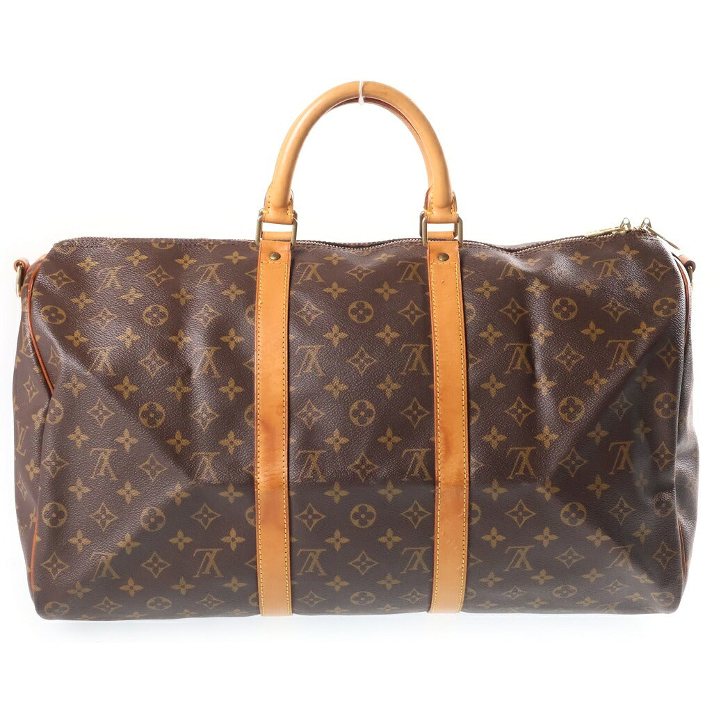 LOUIS VUITTON(ルイヴィトン) モノグラム キーポルバンドリエール50 ボストンバッグ ブラウン PVCレザー M41416