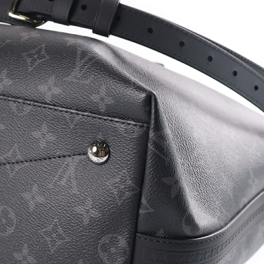 LOUIS VUITTON(ルイヴィトン) モノグラムエクリプス アポロ オールディ ハンドバッグ ショルダーバッグ ボストン 2WAY ブラック PVC×レザー M43187