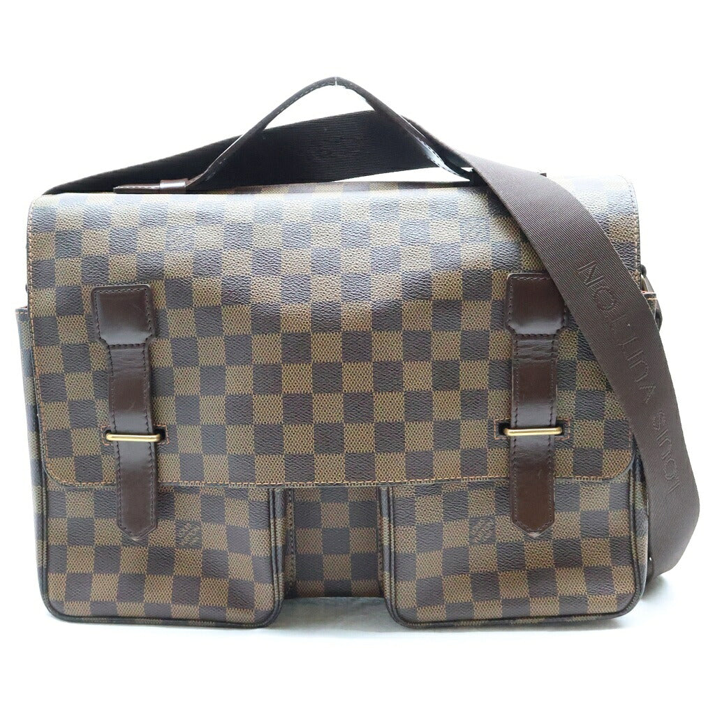 LOUIS VUITTON(ルイヴィトン) ダミエ ブロードウェイ ショルダーバッグ ブラウン PVCレザー N42270