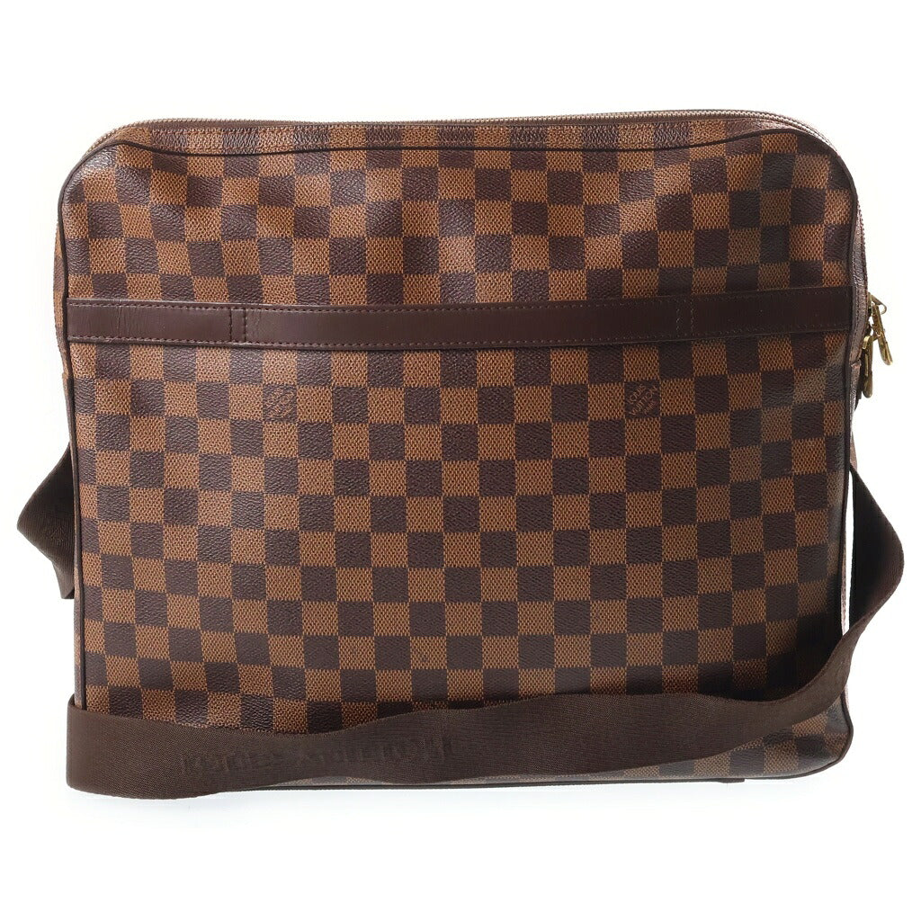 LOUIS VUITTON(ルイヴィトン) ダミエ ドルソドゥロ ショルダーバッグ ブラウン レザー N45251 ゴールド金具