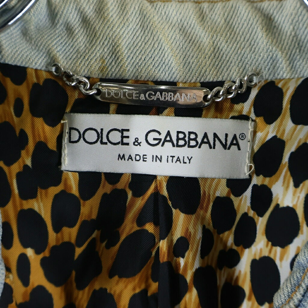 DOLCE & GABBANA(ドルチェアンドガッバーナ) レオパード ペンキ加工