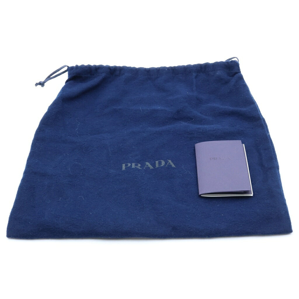 PRADA(プラダ) Re-Nylon トライアングルロゴ リナイロン ウエストバッグ ボディバッグ ナイロン サフィアーノレザー ブラック 2VL977