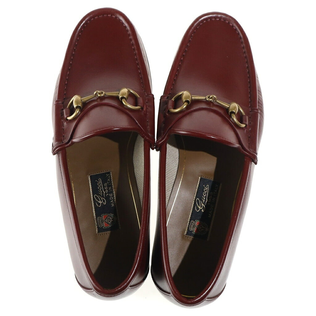 GUCCI(グッチ) ホースビット 1953 ヨルダーン ローファー レッド レザー 786016