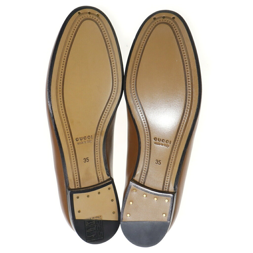 GUCCI(グッチ) ホースビット 1953 ローファー ブラウン レザー 786016