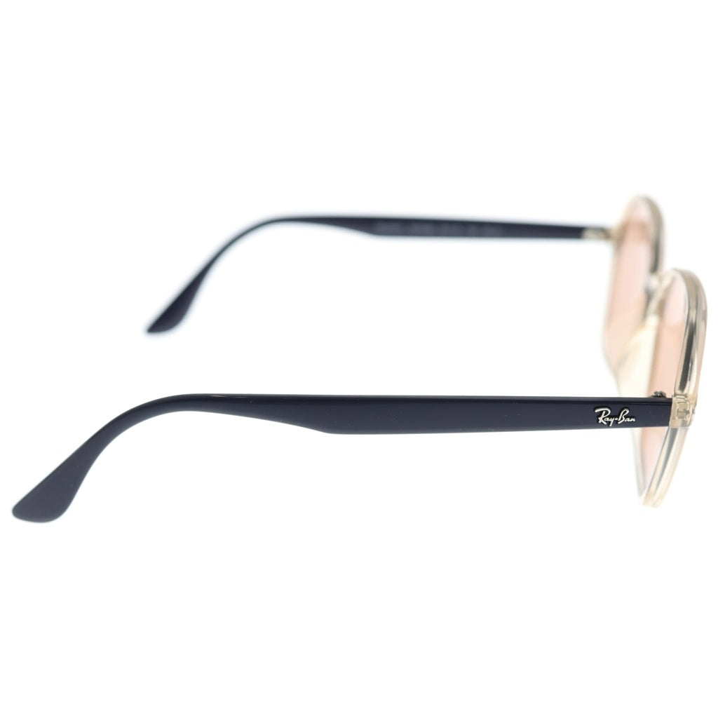 Ray Ban(レイバン) RB4361 ヘキサゴナルフレーム サングラス アイウェア メガネ 眼鏡 ブラウン系レンズ クリア/ネイビー