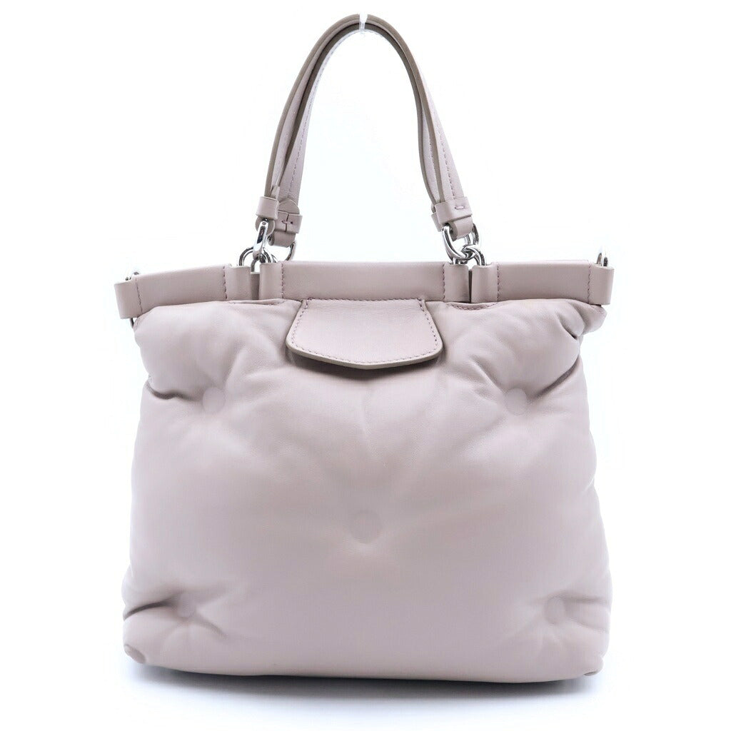 Maison Margiela(メゾンマルジェラ) グラムスラム 2WAYショルダーバッグ ピンク レザー S56WD0133