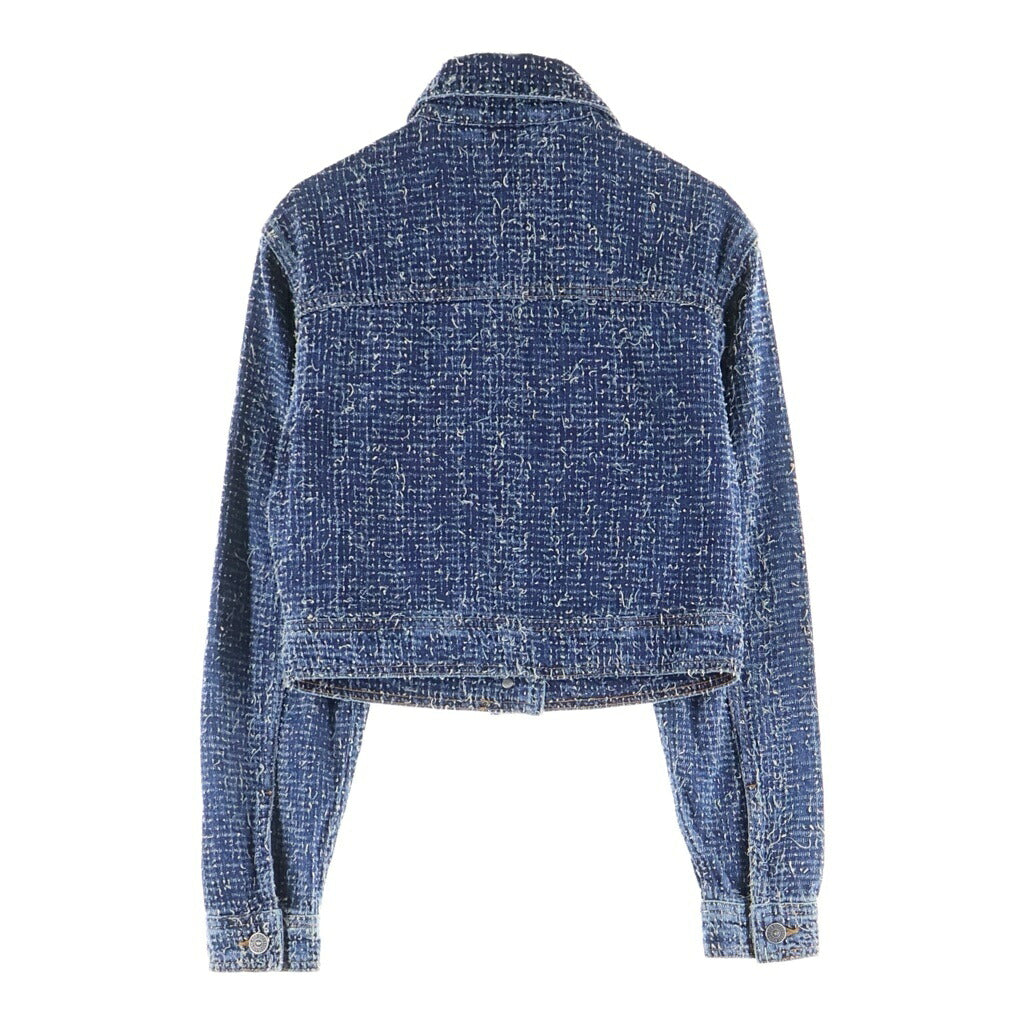 DIESEL(ディーゼル) デニム ジャケット ブルー ショート丈 A14203 レディース