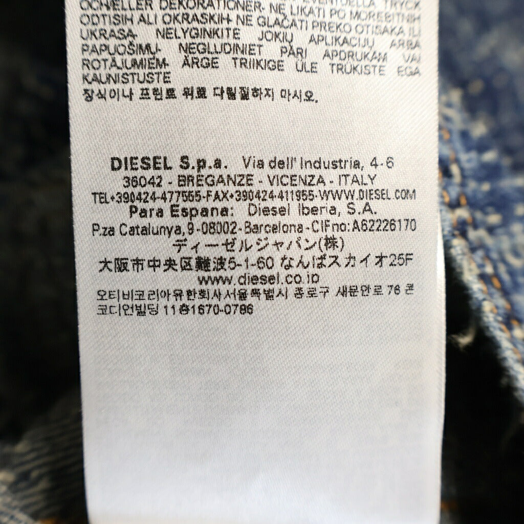 DIESEL(ディーゼル) デニム ジャケット ブルー ショート丈 A14203 レディース