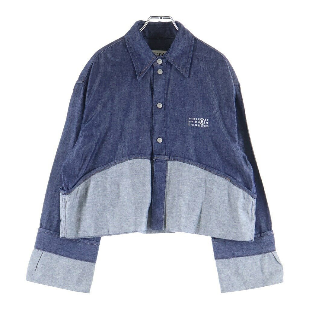 MM6 Maison Margiela(エムエムシックスメゾンマルジェラ) デニム ジャケット インディゴ ショートブルゾン MM6C26U