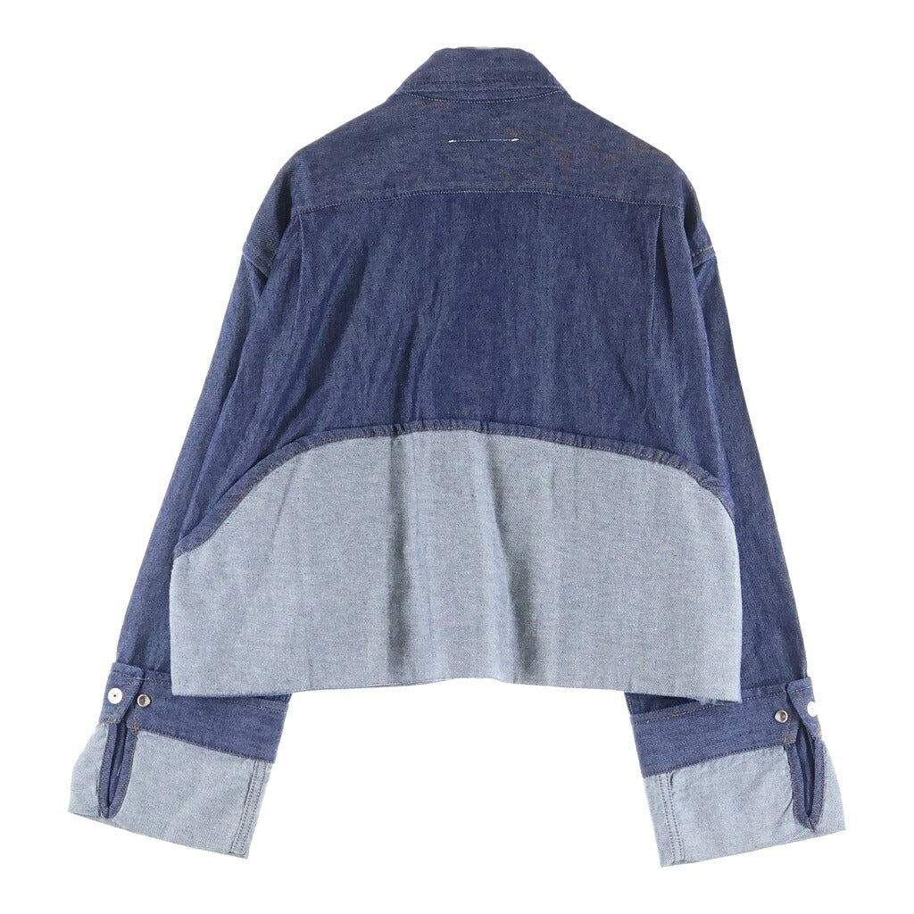 MM6 Maison Margiela(エムエムシックスメゾンマルジェラ) デニム ジャケット インディゴ ショートブルゾン MM6C26U