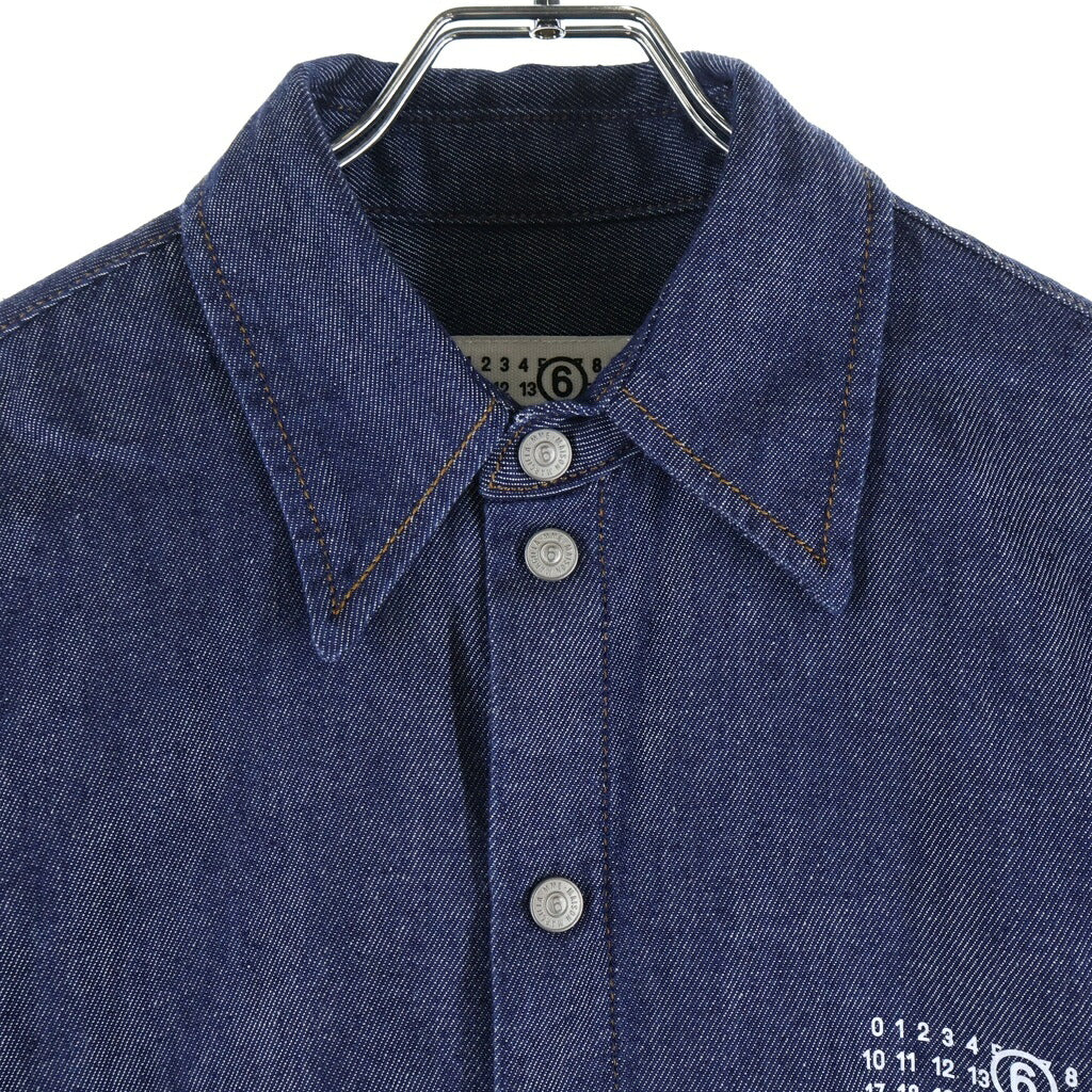 MM6 Maison Margiela(エムエムシックスメゾンマルジェラ) デニム ジャケット インディゴ ショートブルゾン MM6C26U