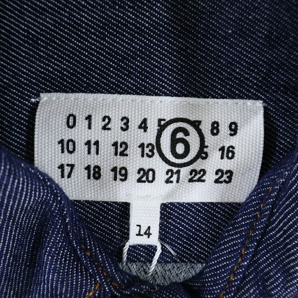 MM6 Maison Margiela(エムエムシックスメゾンマルジェラ) デニム ジャケット インディゴ ショートブルゾン MM6C26U